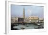 Venice, the Molo from the Bacino di SanMarco-Canaletto-Framed Giclee Print