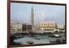 Venice, the Molo from the Bacino di SanMarco-Canaletto-Framed Giclee Print