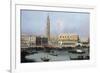 Venice, the Molo from the Bacino di SanMarco-Canaletto-Framed Giclee Print