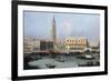 Venice, the Molo from the Bacino di SanMarco-Canaletto-Framed Giclee Print