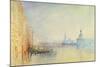 Venice, the Mouth of the Grand Canal, C.1840 (W/C on Paper)-J. M. W. Turner-Mounted Giclee Print