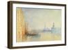 Venice, the Mouth of the Grand Canal, C.1840 (W/C on Paper)-J. M. W. Turner-Framed Giclee Print