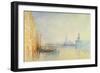 Venice, the Mouth of the Grand Canal, C.1840 (W/C on Paper)-J. M. W. Turner-Framed Giclee Print