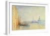 Venice, the Mouth of the Grand Canal, C.1840 (W/C on Paper)-J. M. W. Turner-Framed Giclee Print