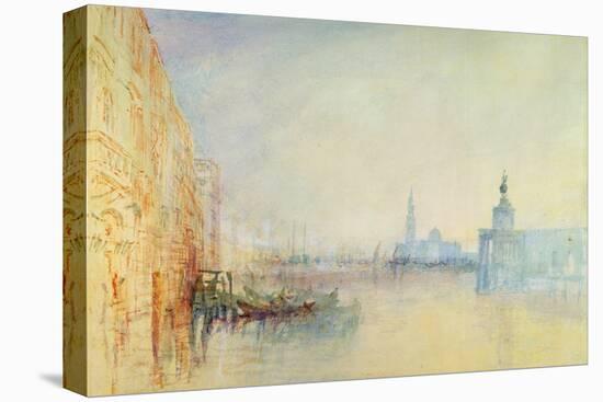 Venice, the Mouth of the Grand Canal, C.1840 (W/C on Paper)-J. M. W. Turner-Stretched Canvas