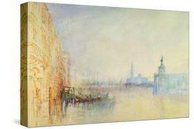 Venice, the Mouth of the Grand Canal, C.1840 (W/C on Paper)-J. M. W. Turner-Stretched Canvas