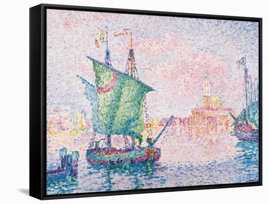 Venice, the Pink Cloud, 1909-Paul Signac-Framed Stretched Canvas