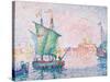 Venice, the Pink Cloud, 1909-Paul Signac-Stretched Canvas