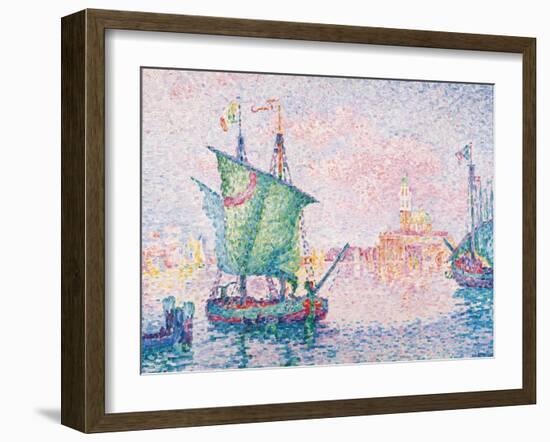 Venice, the Pink Cloud, 1909-Paul Signac-Framed Giclee Print