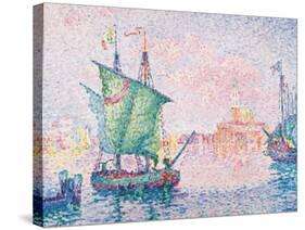 Venice, the Pink Cloud, 1909-Paul Signac-Stretched Canvas