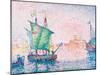 Venice, the Pink Cloud by Paul Signac-Fine Art-Mounted Photographic Print