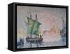 Venice-The Pink Cloud; Venise-Le Nuage Rose-Paul Signac-Framed Stretched Canvas