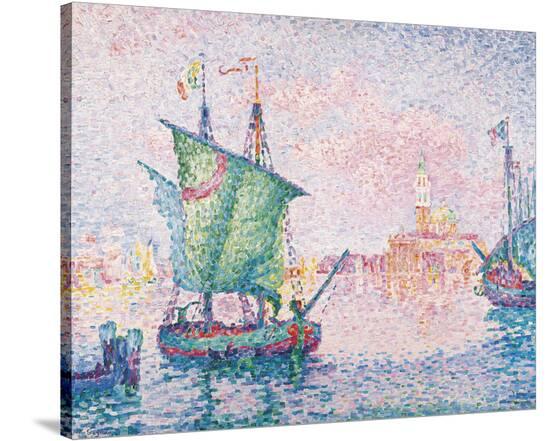 'Venice, The Pink Cloud' Stretched Canvas Print Paul