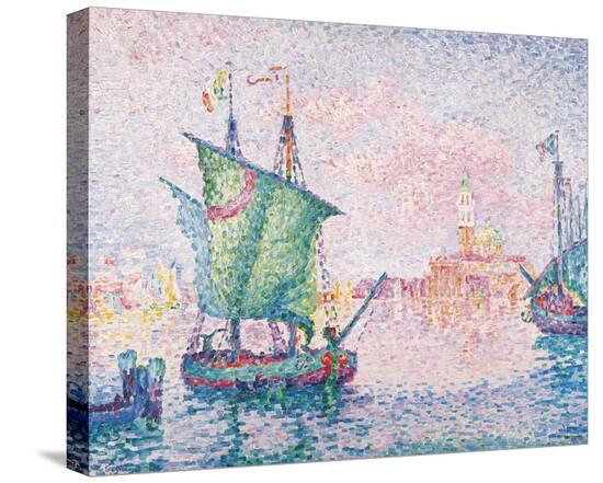 Venice, The Pink Cloud-Paul Signac-Stretched Canvas