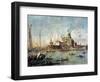 Venice, the Punta Della Dogana with Santa Maria Della Salute, circa 1770-Francesco Guardi-Framed Giclee Print