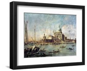 Venice, the Punta Della Dogana with Santa Maria Della Salute, circa 1770-Francesco Guardi-Framed Giclee Print