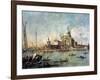 Venice, the Punta Della Dogana with Santa Maria Della Salute, circa 1770-Francesco Guardi-Framed Giclee Print