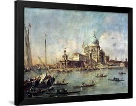 Venice, the Punta Della Dogana with Santa Maria Della Salute, circa 1770-Francesco Guardi-Framed Giclee Print