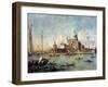 Venice, the Punta Della Dogana with Santa Maria Della Salute, circa 1770-Francesco Guardi-Framed Giclee Print