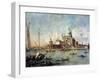 Venice, the Punta Della Dogana with Santa Maria Della Salute, circa 1770-Francesco Guardi-Framed Giclee Print