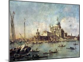 Venice, the Punta Della Dogana with Santa Maria Della Salute, circa 1770-Francesco Guardi-Mounted Giclee Print