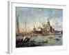 Venice, the Punta Della Dogana with Santa Maria Della Salute, circa 1770-Francesco Guardi-Framed Giclee Print