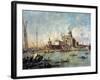 Venice, the Punta Della Dogana with Santa Maria Della Salute, circa 1770-Francesco Guardi-Framed Giclee Print