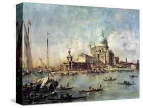 Venice, the Punta Della Dogana with Santa Maria Della Salute, circa 1770-Francesco Guardi-Stretched Canvas