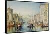 Venice: the Rialto, 1820-21-J. M. W. Turner-Framed Stretched Canvas