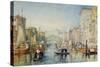 Venice: the Rialto, 1820-21-J. M. W. Turner-Stretched Canvas