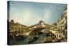 Venice, the Rialto Bridge from the South-Francesco Albotto-Stretched Canvas