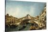 Venice, the Rialto Bridge from the South-Francesco Albotto-Stretched Canvas