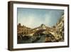 Venice, the Rialto Bridge from the South-Francesco Albotto-Framed Giclee Print