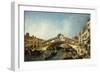 Venice, the Rialto Bridge from the South-Francesco Albotto-Framed Giclee Print