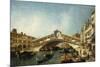 Venice, the Rialto Bridge from the South-Francesco Albotto-Mounted Giclee Print