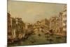 Venice: The Rialto-Francesco Guardi-Mounted Giclee Print