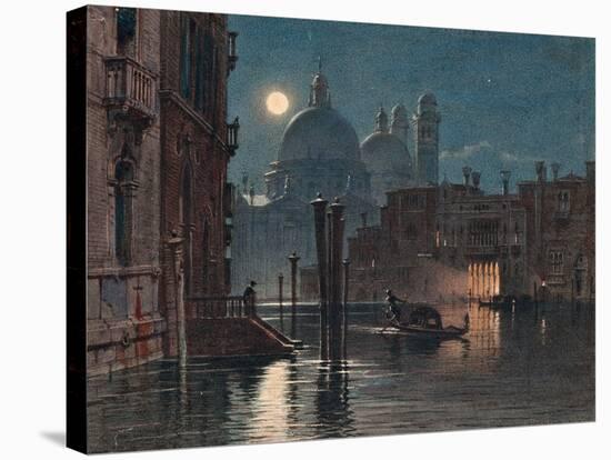 Venice under Moonlight, 1869-Caravaggio-Stretched Canvas