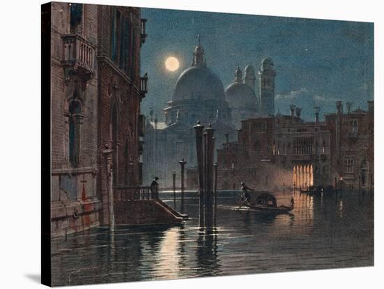 Venice under Moonlight, 1869-Caravaggio-Stretched Canvas