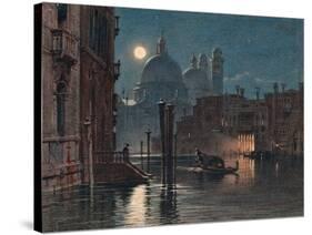 Venice under Moonlight, 1869-Caravaggio-Stretched Canvas