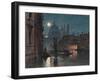 Venice under Moonlight, 1869-Caravaggio-Framed Premium Giclee Print
