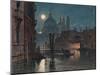 Venice under Moonlight, 1869-Caravaggio-Mounted Premium Giclee Print