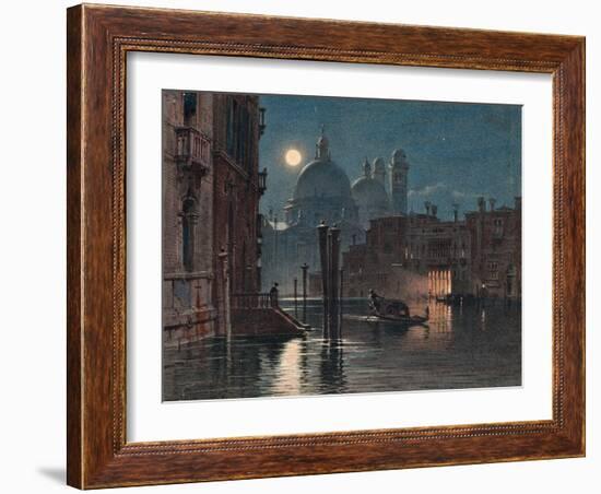 Venice under Moonlight, 1869-Caravaggio-Framed Giclee Print