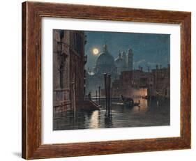 Venice under Moonlight, 1869-Caravaggio-Framed Giclee Print