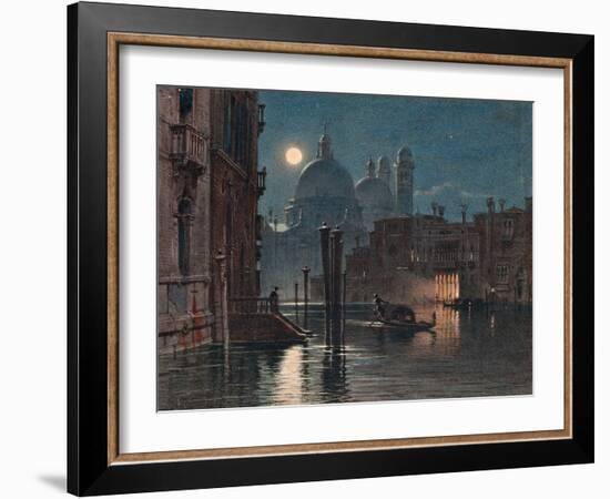 Venice under Moonlight, 1869-Caravaggio-Framed Giclee Print