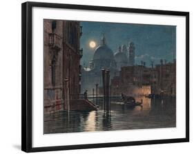 Venice under Moonlight, 1869-Caravaggio-Framed Giclee Print