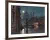 Venice under Moonlight, 1869-Caravaggio-Framed Giclee Print