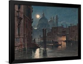 Venice under Moonlight, 1869-Caravaggio-Framed Giclee Print