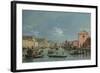 Venice, Upper Reaches of the Grand Canal Facing Santa Croce, 1740s-Bernardo Bellotto-Framed Giclee Print