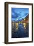 Venice, Veneto, Italy. Blue hour at Riva degli Schiavoni, Venice.-ClickAlps-Framed Photographic Print