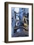 Venice, Veneto, Italy. Bridges over a canal with Bridge of Sights in the background.-ClickAlps-Framed Photographic Print